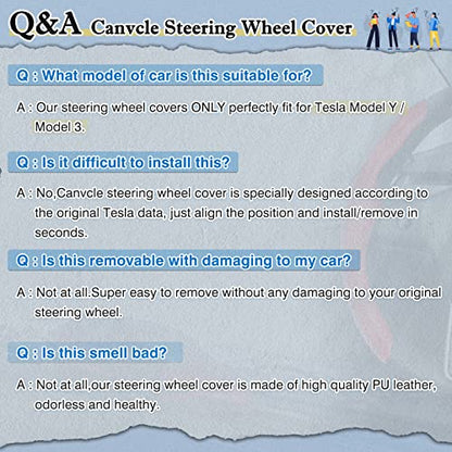 Steering Wheel Cover for Tesla Model 3