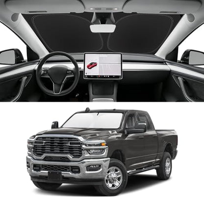 Custom Fit Windshield Sun Shade for RAM 2500 3500 2010