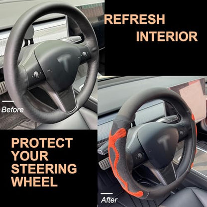 Comfy Grip Steering Wheel Cover for Tesla Model Y