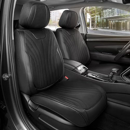 Curated Suede Leather Seat Covers for Cars & SUVs (2 Count)