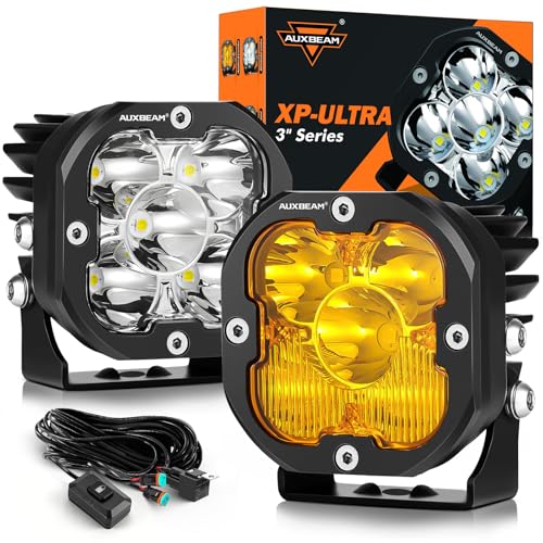 XP Ultra Series 3 Inch LED Pod Light 80W Offroad Driving Lights (2 Count)