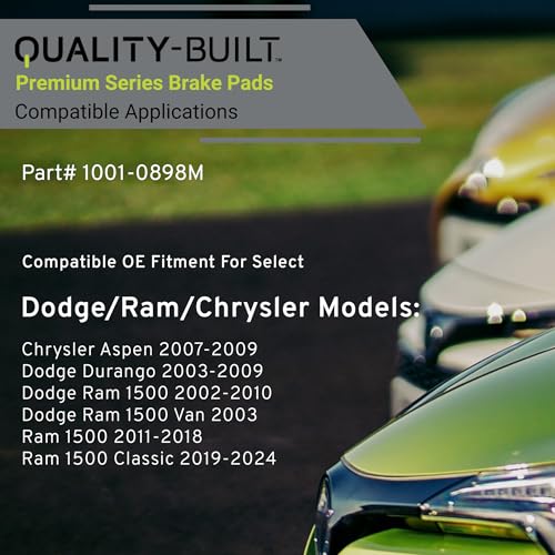 Rear Semi Metallic Brake Pads