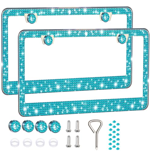 2 Pack License Plate Frames for Women