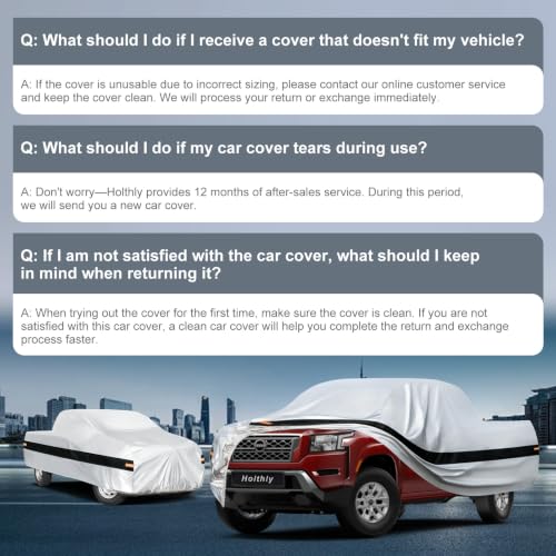 10 Layers Truck Cover Waterproof All Weather Custom Fit Nissan Frontier
