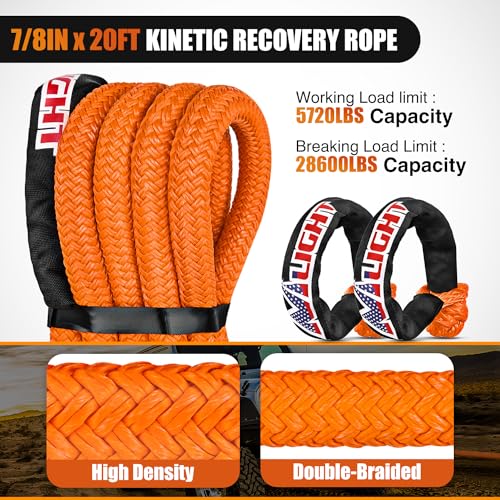Kinetic Recovery Tow Rope 7