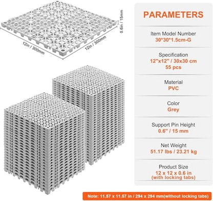 Interlocking Tile 55PCS