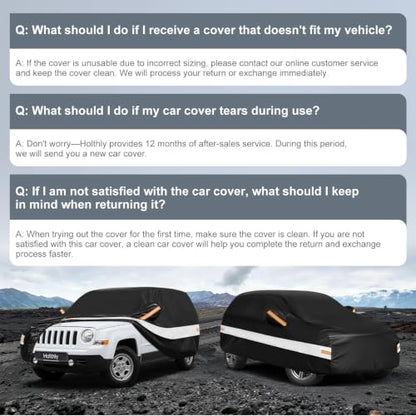 10 Layers SUV Car Cover Custom Fit for Jeep Patriot