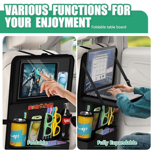 Car Backseat Organizer with Tray