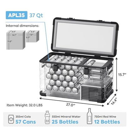 APL35 Dual Zone Portable Fridge Freezer