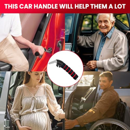 2Pack Car Door Handle for Elderly Car Handle Assist Support Multifunction Handle for Elderly and Handicapped (2 Count)