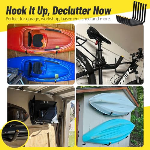 Heavy Duty Garage Storage Hooks (4 Count)