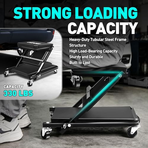 36 Inches Folding 2 in 1 Rolling Z Creeper