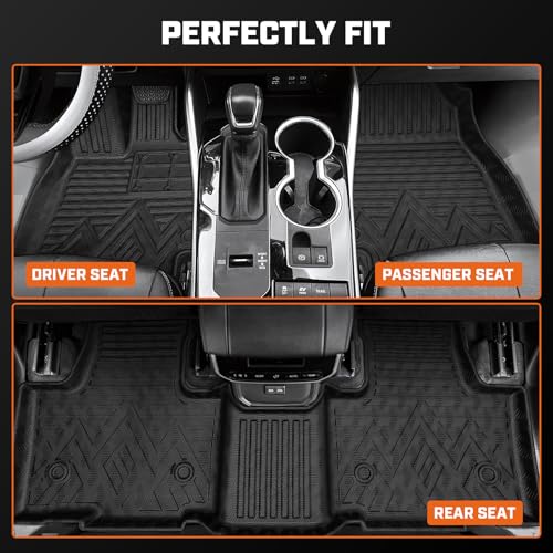 Mixsuper Floor Mat & Cargo Liner for Toyota Grand Highlander 2024