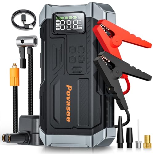 5000A Jump Starter with Air Compressor