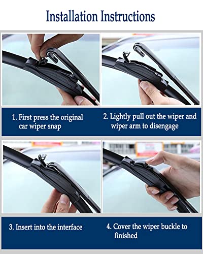 Windshield Wiper Blades Fits Toyota Prius 2010