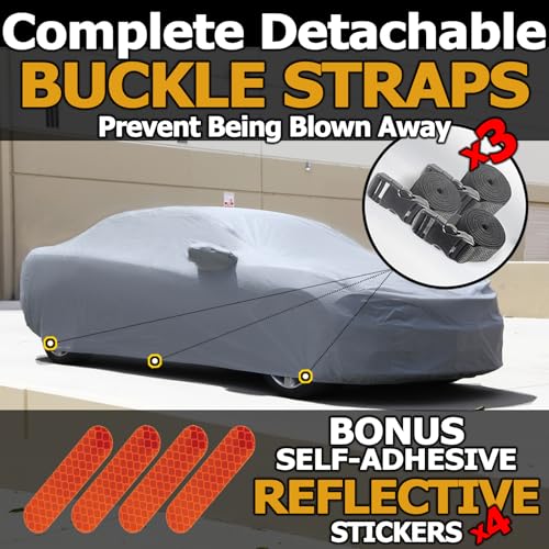All Weather Waterproof car Cover Good for rain Snow uv Protection dust Escalade ESV Suburban Expedition Yukon XL Excursion Grand Wagoneer Navigator L