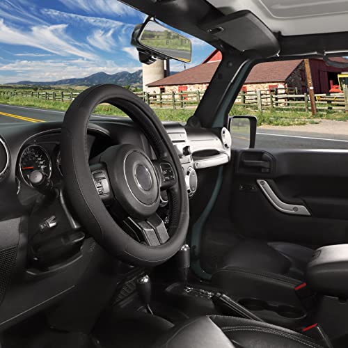 Car Steering Wheel Cover for F150 Tundra Range Rover 15.5"