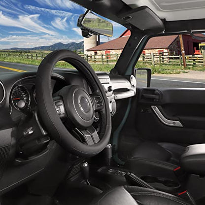 Car Steering Wheel Cover for F150 Tundra Range Rover 15.5"