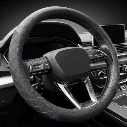 Nappa Leather Steering Wheel Cover