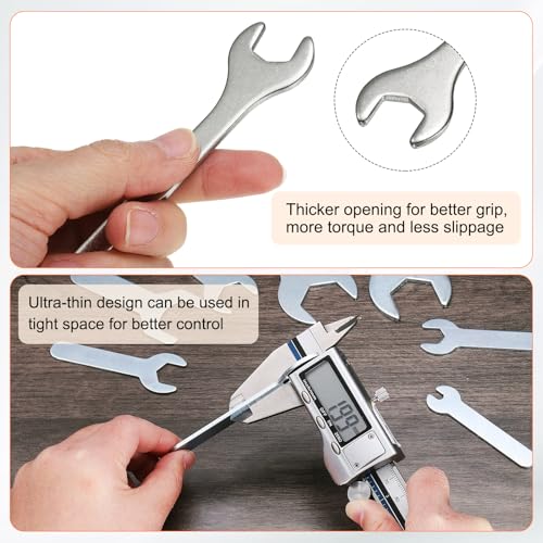 10pcs Small Wrench Open End Wrench 13x108x3mm Metric U (10 Count)