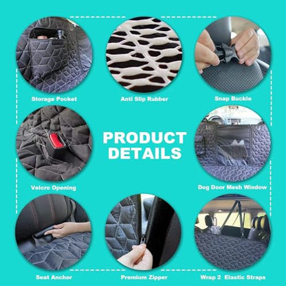 Dog Car Seat Cover for Back Seat