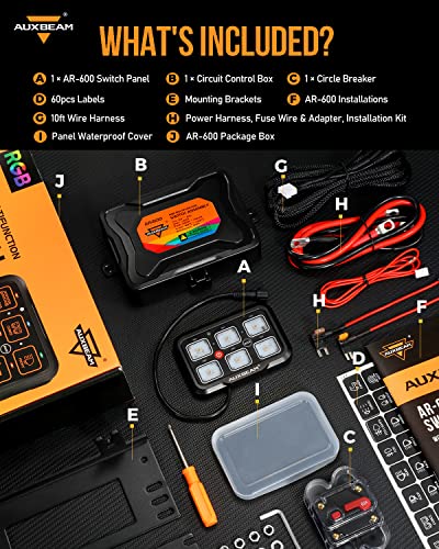 6 Gang Switch Panel Bluetooth AR