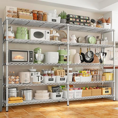 Chrome Metal Shelving