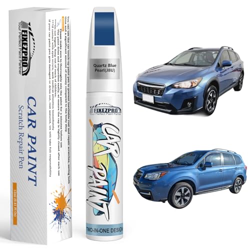 J8U Quartz Blue Pearl Touch Up Paint for Subaru