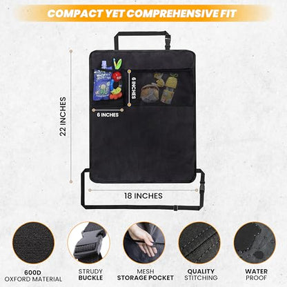 Car Kick Mats Back Seat Protector (2 Count)