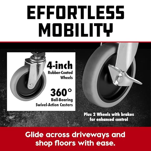 Heavy Duty Utility Rolling Seat Upgraded with Padding