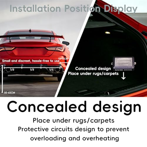 Parking Sensor Kit Backup Sensor Kit Reverse Sensor for Car 20 Color Options for Probes Adjustable Alarm Volume Professional Sensore de Reversa para Carro Safe Driving Assistant（Dark Red）