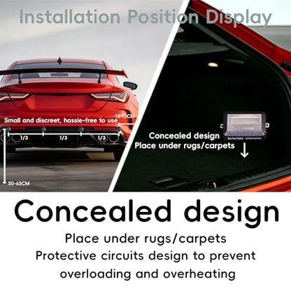 Parking Sensor Kit Backup Sensor Kit Reverse Sensor for Car 20 Color Options for Probes Adjustable Alarm Volume Professional Sensore de Reversa para Carro Safe Driving Assistant（Red）