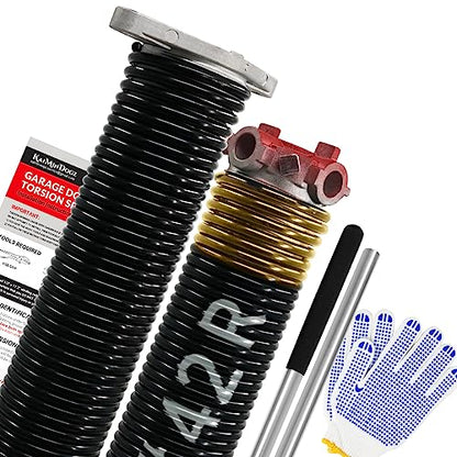 Pair of 1.75" Garage Door Torsion Springs Set with Non