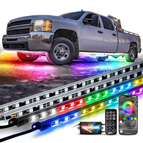 Aura DreamColor Underglow Chasing Lights for Truck with APP & Remote (4 Count)