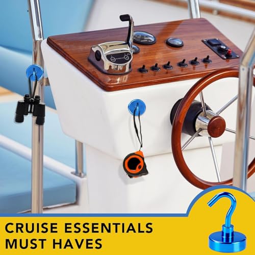 Magnetic Hooks for Cruise Cabins (6 Count)