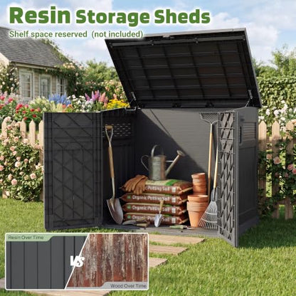 Large Outdoor Storage Cabinet 51 Cu Ft with Lockable