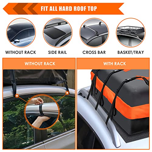 Car Roof Bag Rooftop Cargo Carrier Bag Waterproof 20 Cubic Feet roof Cargo