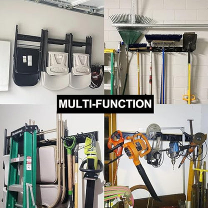 Garage Storage Organization Wall Mount Folding Chair Hangers