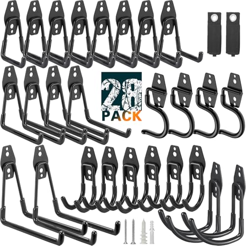28 Pack Heavy Duty Garage Hooks