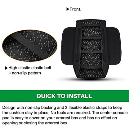 Center Console Cover Kia Sorento Accessories 2026 2025 2024 2023 2022 2021 Armrest Cover Center Console Pad for Kia Sorento PU Leather Armrest Seat Box Cover Protector w