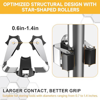 Broom Holder Wall Mount (3 Count)