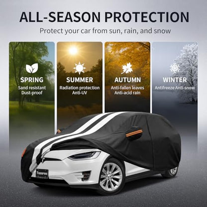 Multi Layer Car Cover Custom Fit for Tesla Model X