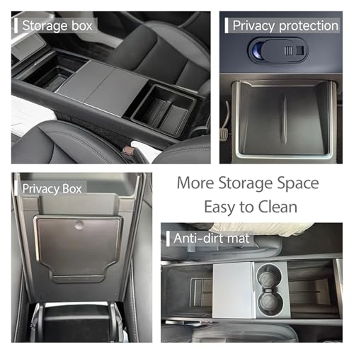 Storage Box Compatible For Tesla Model Y Juniper Accessories Center Console Trays Compatible For Tesla Model Y Juniper 2025