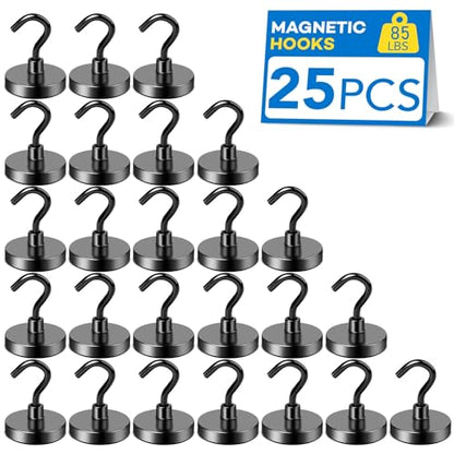Magnetic Hooks for Cruise Essentials 2026 Cabins Door 25 Pack (25 Count)