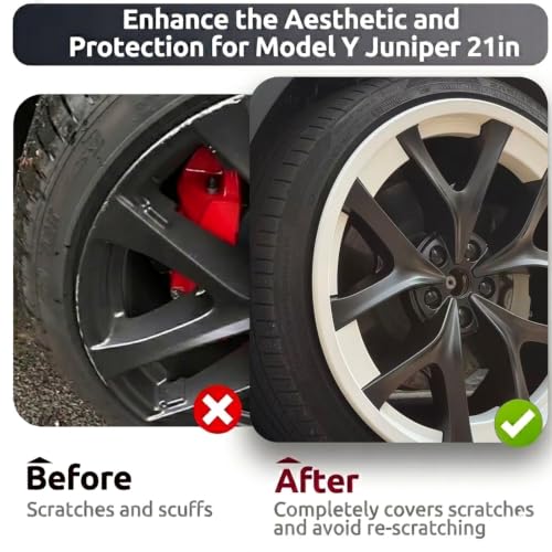 Rim Protector for Tesla 2025 2026 Model Y Juniper Performance 21inch Arachnid 2.0 Wheels Cover All