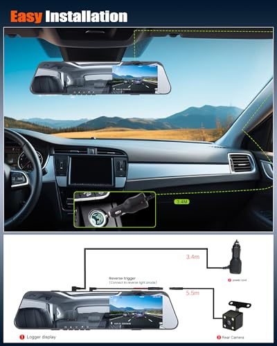 Mirror Dash Cam for Cars