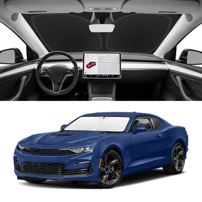 Custom Fit Windshield Sun Shade for Chevy Camaro 2016