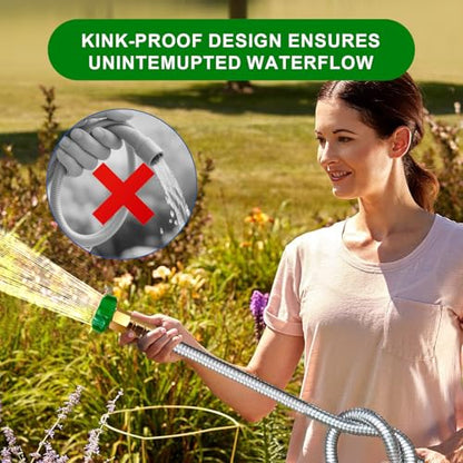 Metal Short Garden Hose 3 ft (3 Foot)