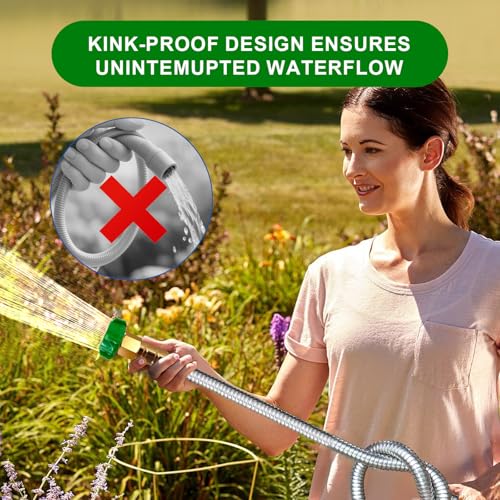 Metal Short Garden Hose 6 ft (12 Foot)