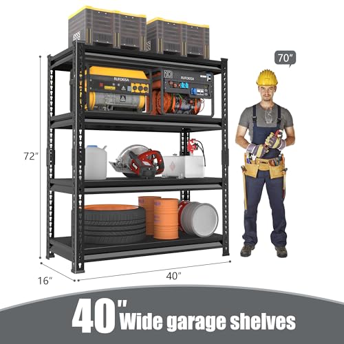 40" W Garage Shelving Heavy Duty